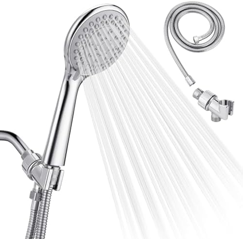 5-in-1 Detachable Handheld Shower Head for Easy Versatile bathing