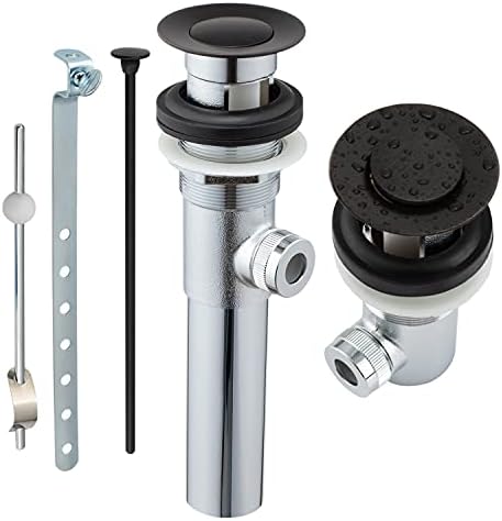 Artiwell Sink Pop-Up Drain Stopper System with Oil Rubbed Bronze Finish