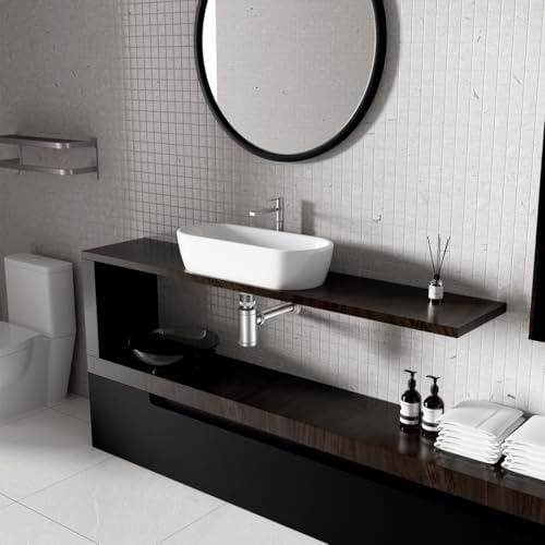 Bathroom Sink P-Trap Kit with Height Adjustable Design Durable Stylish Solid Brass