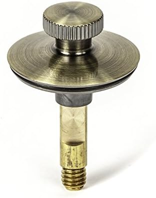 PermaFLOW Universal Lift n Turn Bathtub Drain Stopper 38 516 Fittings Antique Brass