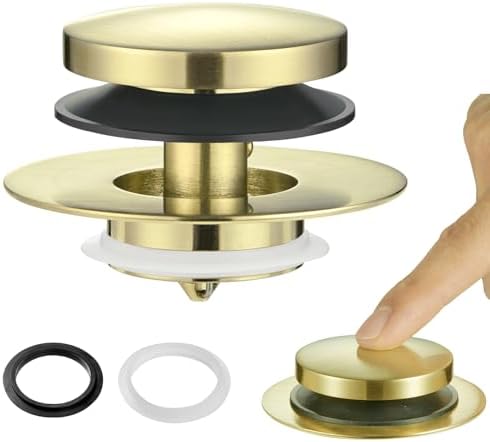 Universal Bathtub StopperBrushed Gold
