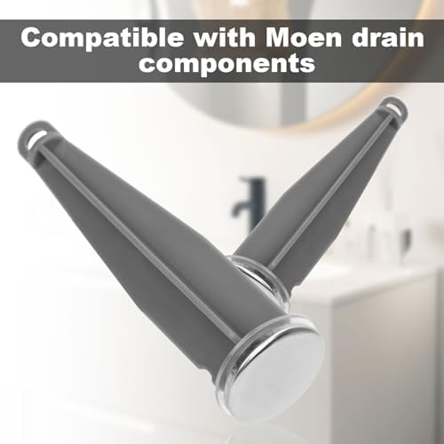 PEUTIER 2pcs Chrome Sink Pop Up Stoppers 1