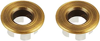 LANGPAI Overflow Sink Basin Trim Brass Insert Antique Brass