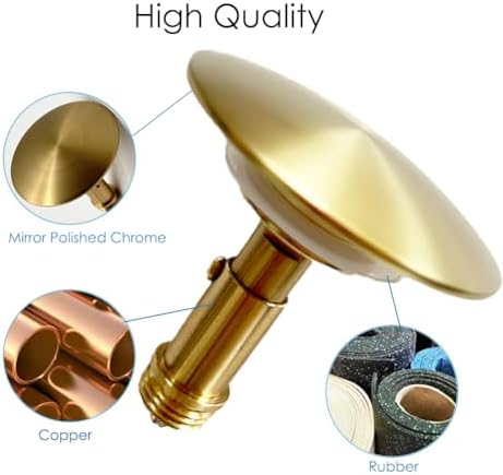 Sturdy Brass Sink Stopper Durable for Bathrooms