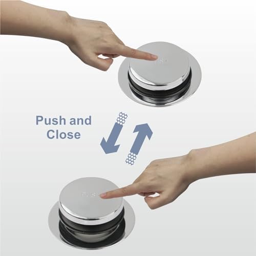 HIDROP Chrome Tub Drain Set