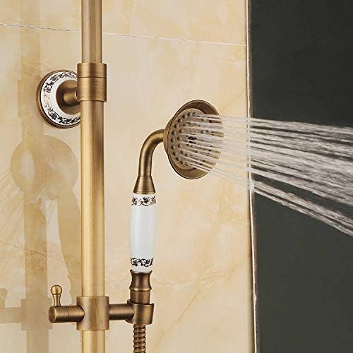 Modern Wall-Mounted Rain Shower Set with 8-inch Shower Head
