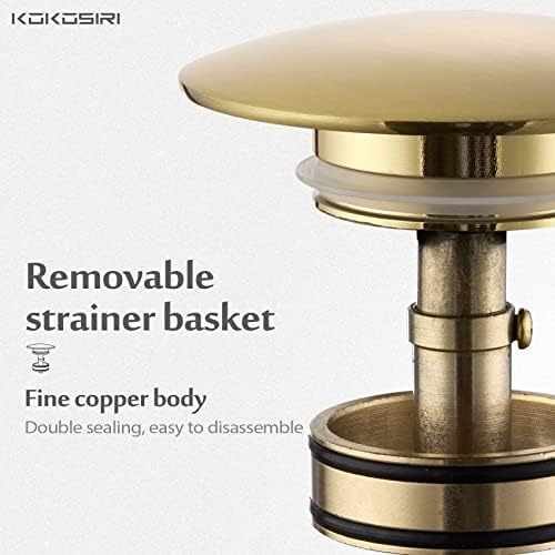 Kokosir Pop Up Sink Drain C1001BG