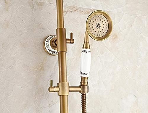 Durable Stylish Wall-Mounted Brass Shower Set