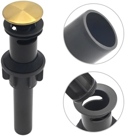 Bathroom Sink Drain Brushed Gold