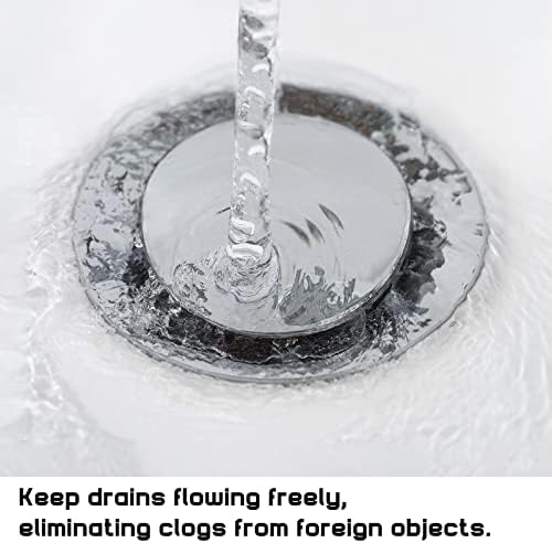 Keep Drains Clear with 2-Piece Sink Stoppers