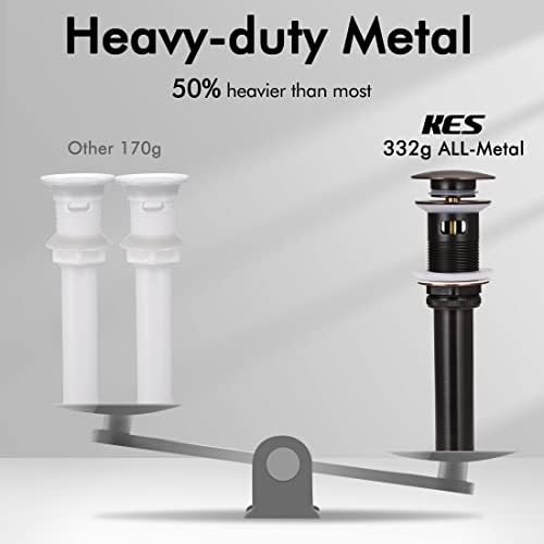 Rustproof Oil-Rubbed Bronze Vessel Sink Drain