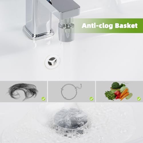 Hygui Rinse Universal Sink Stopper 2-in-1