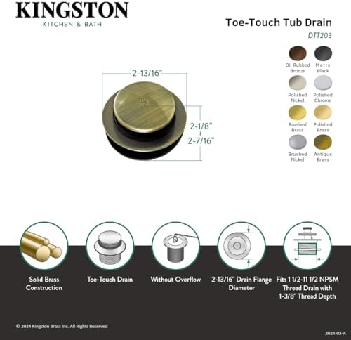 High-Quality Polished Drain for Bathrooms
