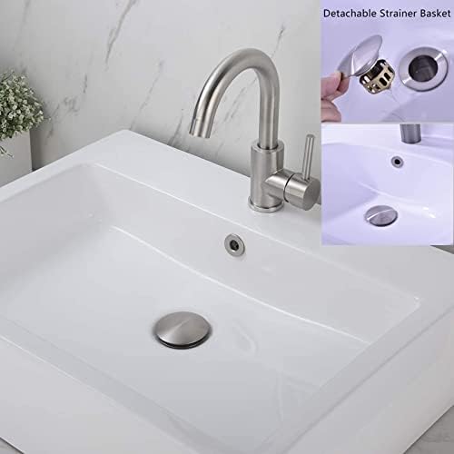 2-Piece Bathroom Sink Drain Stopper