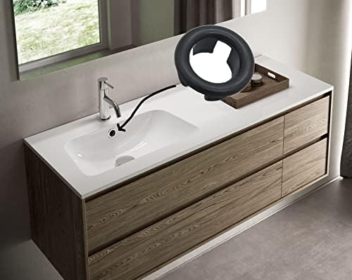 CaoXiong4-Pack Replacement Overflow Sink Cover Rings for BathroomBathtubKitchen