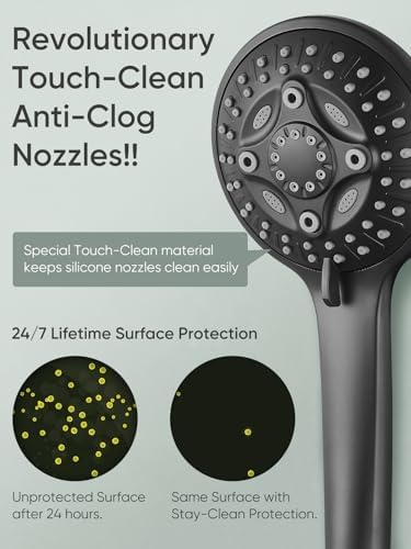 Cobbe 12 Reviews High-Pressure Dual 8 Spray Extendable Waterfall Brass USA