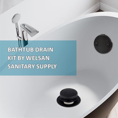 Sturdy Black Tubular Drain Kit