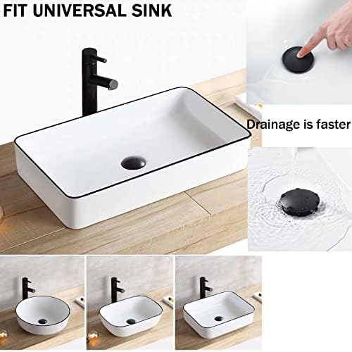 ZASLEME Pop Up Sink Drain - Vessel Sink Drainage System