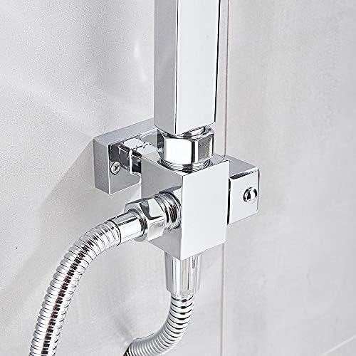Rainbow Glow Chrome Bath Shower Faucet