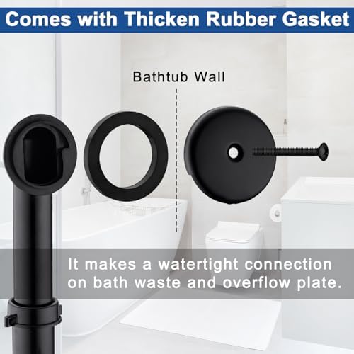 Brass bathtub drain kit