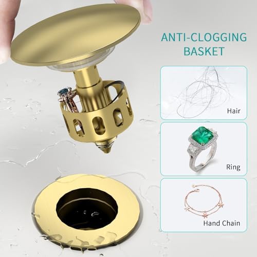 Pop Up Sink Drain