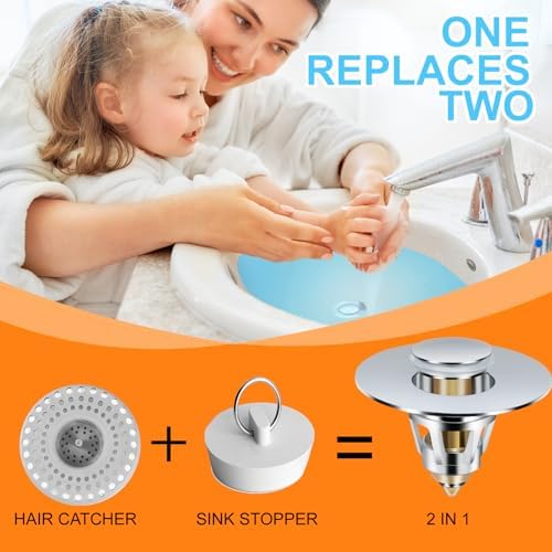 2-Piece Sink Stopper Set