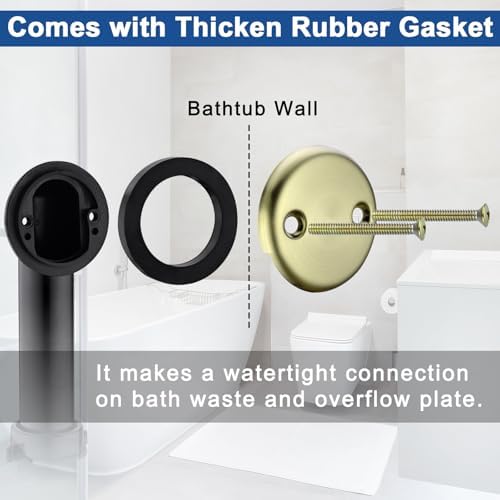 High-Quality Gold-Plated bathtub drain Universal Compatibility