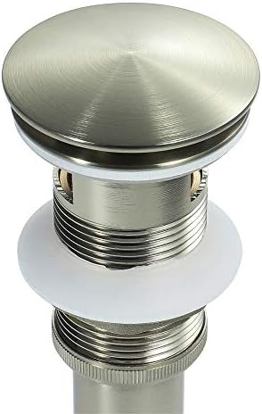 Durable Brass Sink Drain Stopper - Easy Install Overflow-Free