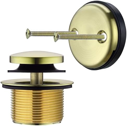 High-Quality Gold-Plated bathtub drain Universal Compatibility