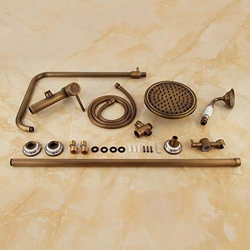 Modern Wall-Mounted Rain Shower Set with 8-inch Shower Head