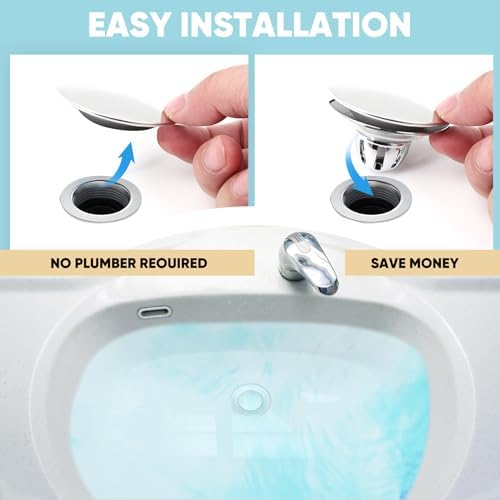2-Piece Magnetic Sink Drain Strainer