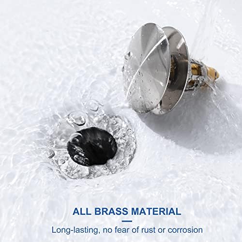 2-in-1 Bathroom Sink Stopper Strainer