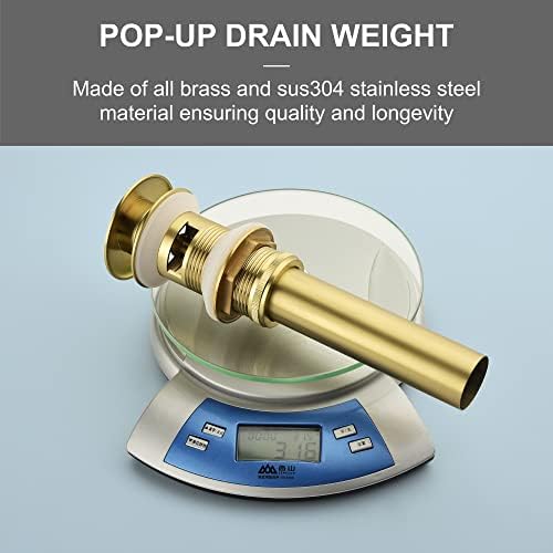 SHAMANDA Brass Bathroom Sink Drain Stopper