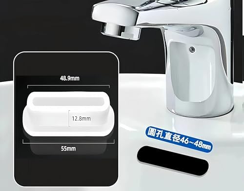 4-Piece Durable Rubber Sink Overflow Caps