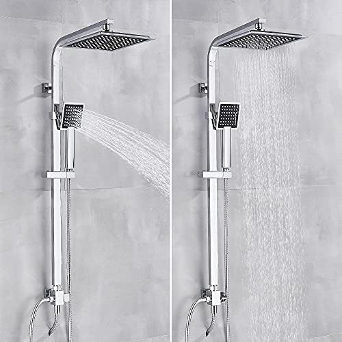 Rainbow Glow Chrome Bath Shower Faucet