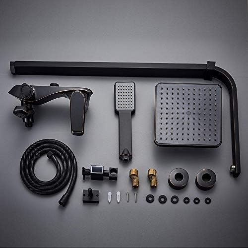 Huin Black Bronze Bathtub Shower Set High-Quality Faucet System
