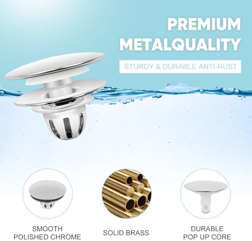 2-Piece Magnetic Sink Drain Strainer