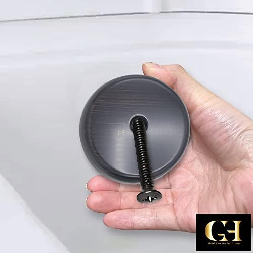 Gold-Haos Single Hole Bathtub Drain Overflow Plate
