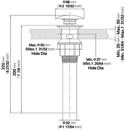 Pop Up Sink Drain