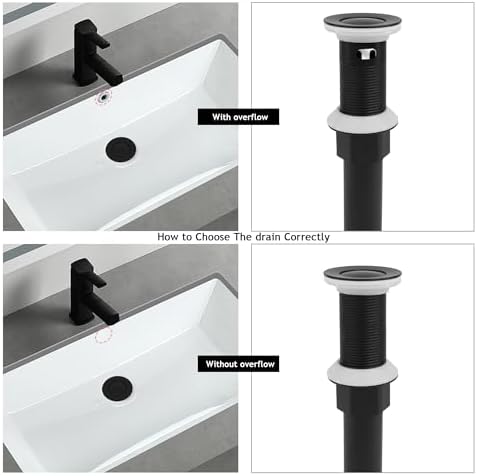 Rackickyer Anti-Clog Sink Drains for Bathrooms