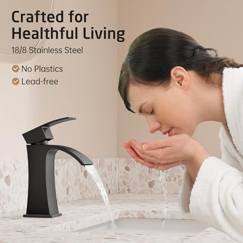 KES Black Pop Up Drain Stopper