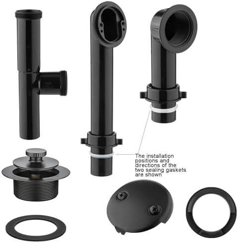 Durable yet stylish bathtub drain kit