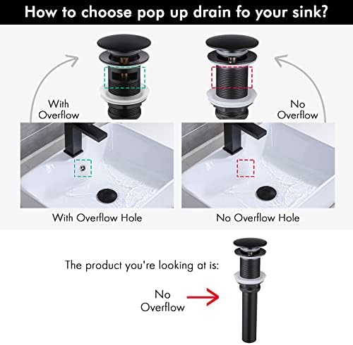 KES All-Metal Rustproof Vessel Sink Drain