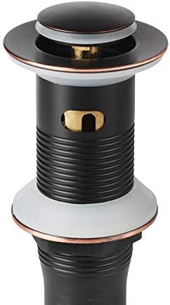 Durable Oil Rubbed Bronze Sink Drain with Overflow Ultra-Rugged Bathroom Fixtures