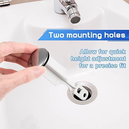 Keep Drains Clear with 2-Piece Sink Stoppers