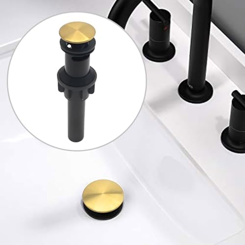 Bathroom Sink Drain Brushed Gold