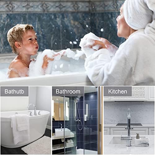 Philbinden 4 Piece Hair Catcher Drain Cover with Suckers Black