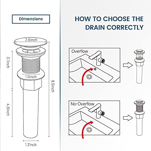 Antique Brass Pop-Up Drain