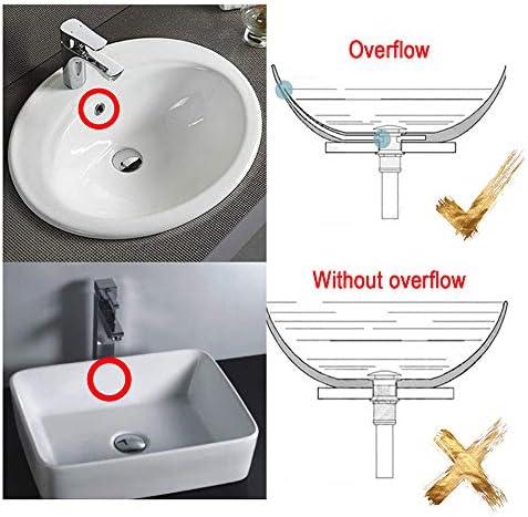 Ownace - Bathroom Faucet Vessel Vanity Sink Drain Stopper Overflow Oil Rubbed Bronze Brass