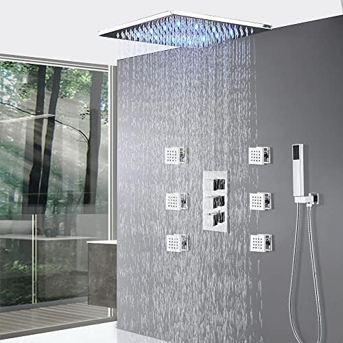 Huin ThermoStar 360-Degree Coverage Flowing Water System Dual Thanuess Shower